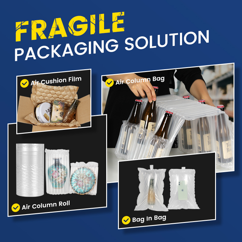Fragile inflatable packaging
