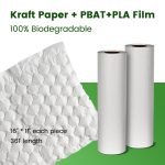 Kraft Paper Air Bubble Packaging Cushion Roll