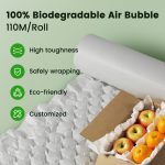 Kraft Paper Air Bubble Packaging Cushion Roll