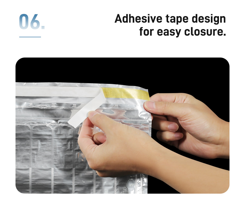 Aluminum Self-adhesive Air Column Bags features