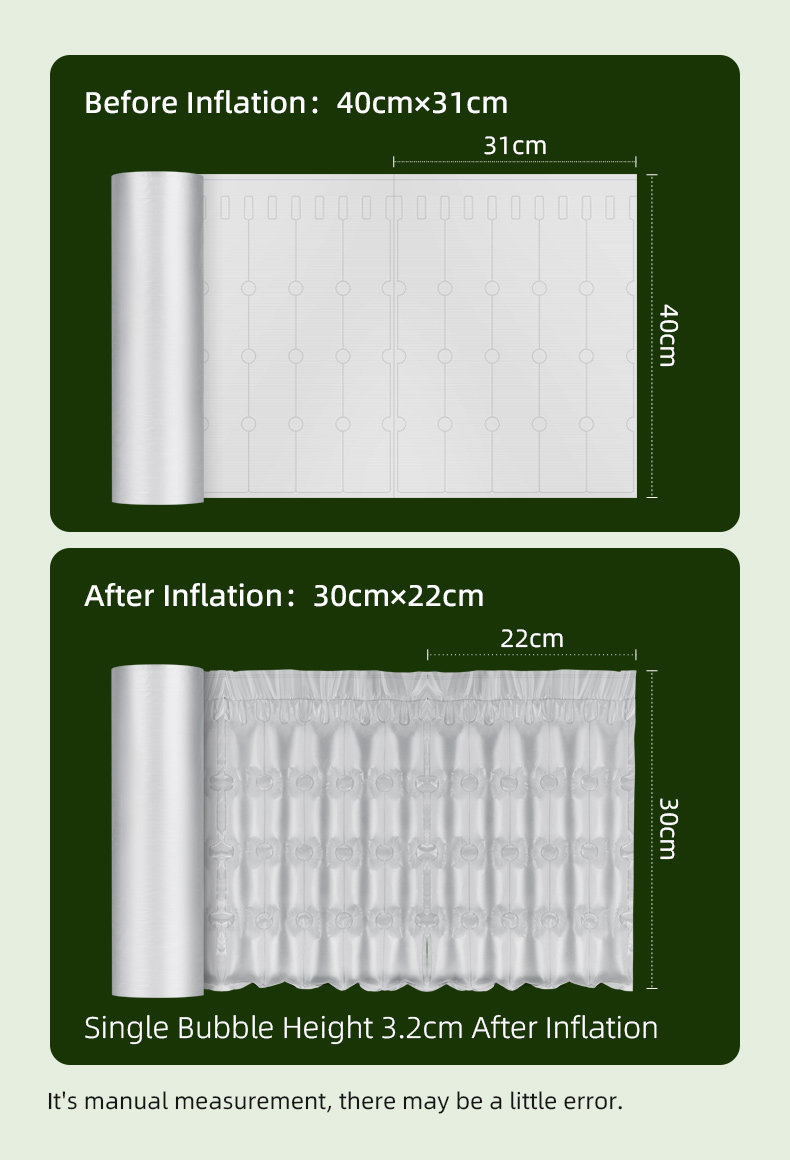 Air 4-tube film size