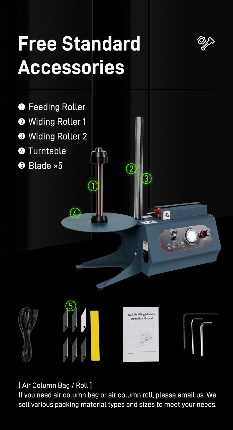 Q015 air column machine feature