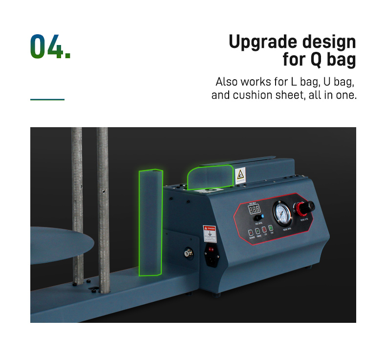 Q016 air column bag machine advantage