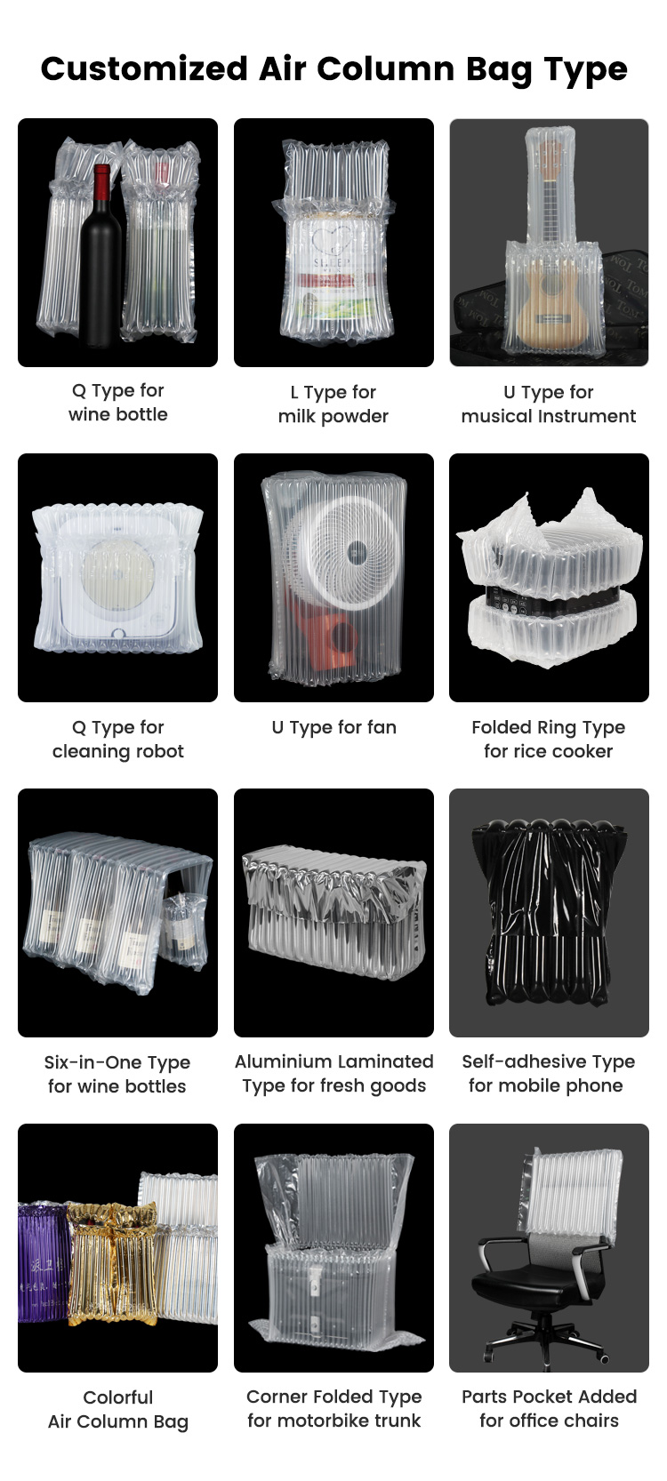 PackBest customized air column bags