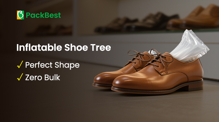 Inflatable shoe tree