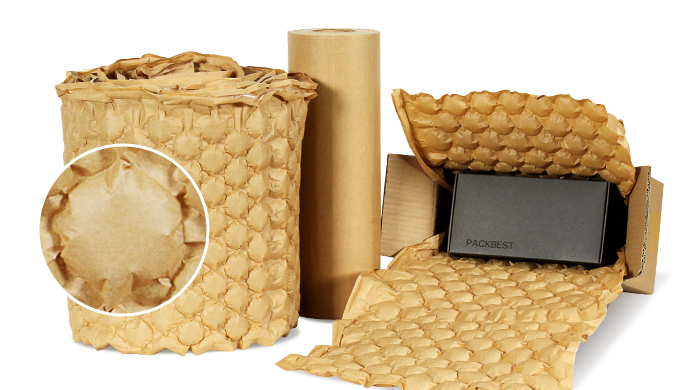 Paper air cushion packaging