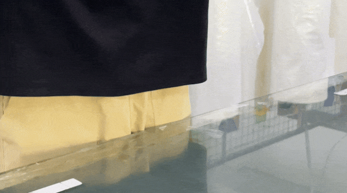 Air column bag drop test