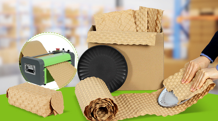 Paper bubble cushion