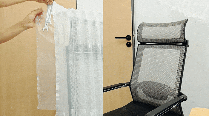 Office chair air column bag
