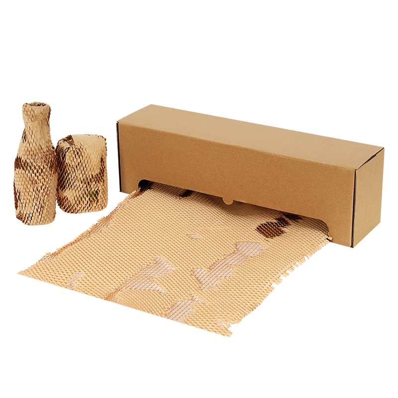 Kraft Honeycomb Paper Roll Dispenser