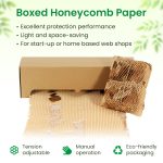 Kraft Honeycomb Paper Roll Dispenser